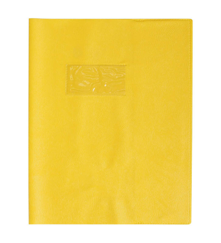 Protège-cahier 20/100ème 17x22 jaune soleil