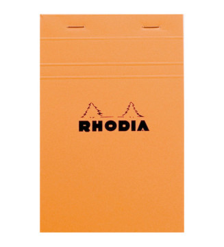 Bloc ORANGE N°14 11x17cm 80F agrafées 80g Q.5x5