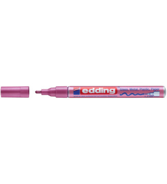 Marqueur Peinture Brillante 751 Rose Métallisé Pointe Fine 1-2 mm