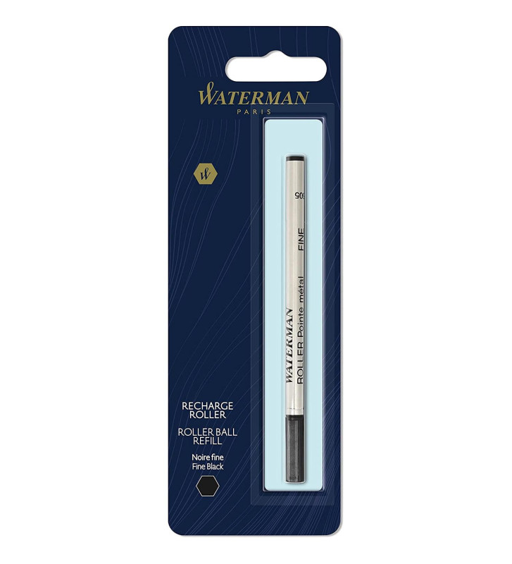Recharge Rollerball Pointe Fine Noire