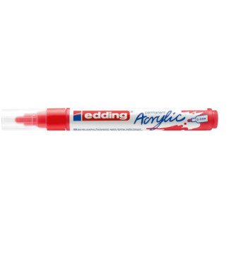 Marqueur Acrylique 5100 Rouge Trafic Pointe Moyenne 2-3 mm