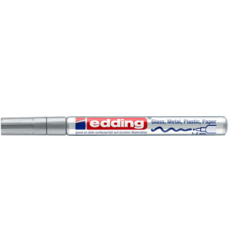 Marqueur peinture brillante 751 argent 1-2 mm