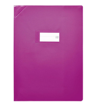 Protège-cahier PVC 150 Strong Line 24x32 cm opaque  Violet