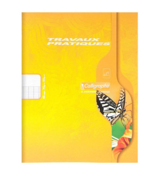 Cahier Travaux Pratique piqué 17x22 48p séyès+uni 70+90g