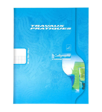 Cahier Travaux Pratique piqué 17x22 48p séyès+uni 70+90g