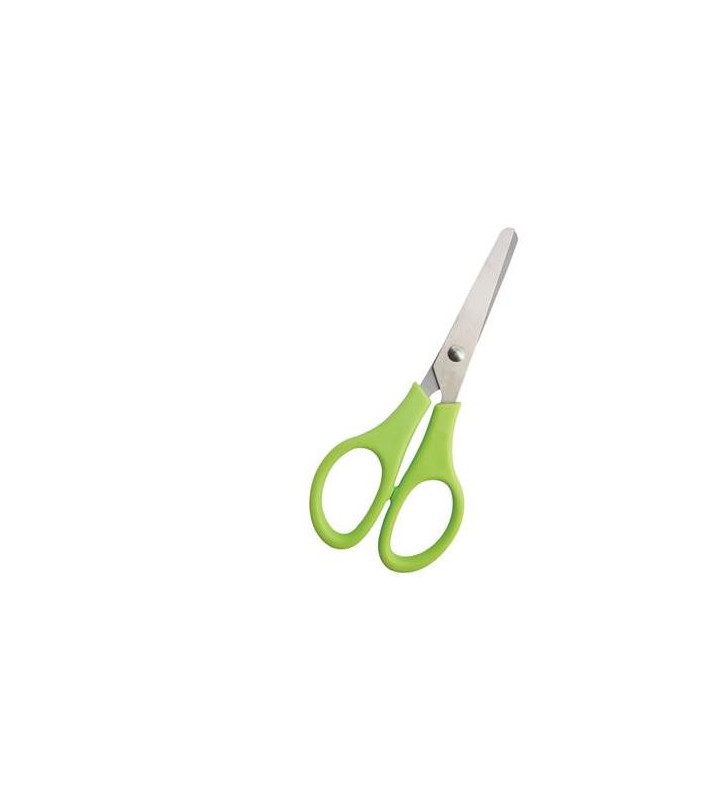 Ciseaux 13 CM  swing - bouts ronds - anneaux symétriques - coloris aléatoire