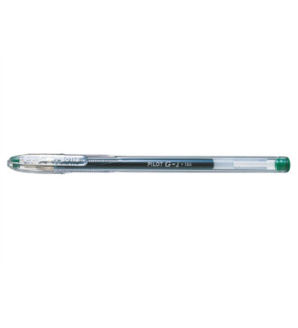Stylo gel G-1 point fine 0,5mm tracé 0,3mm vert