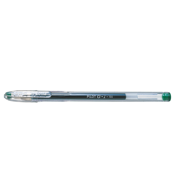 Stylo gel G-1 point fine 0,5mm tracé 0,3mm vert