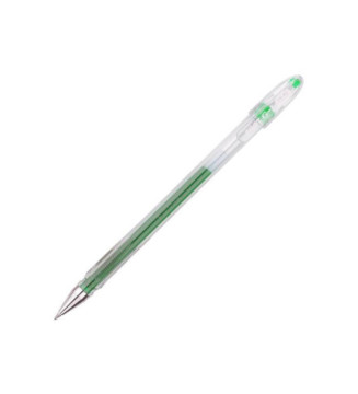 Stylo gel G-1 point fine 0,5mm tracé 0,3mm vert
