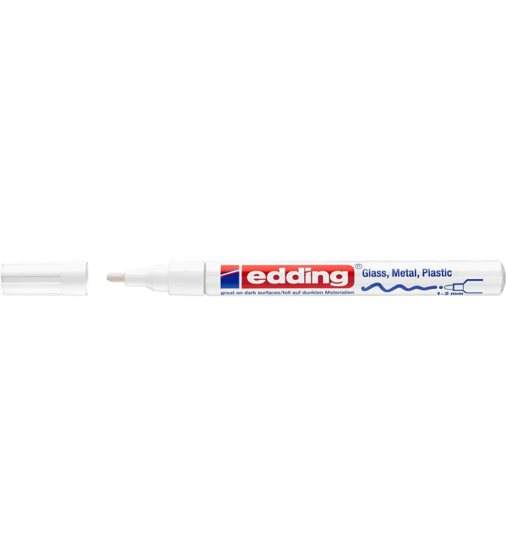 Marqueur Peinture Brillante 751 Blanc Pointe Moyenne 1-2 mm
