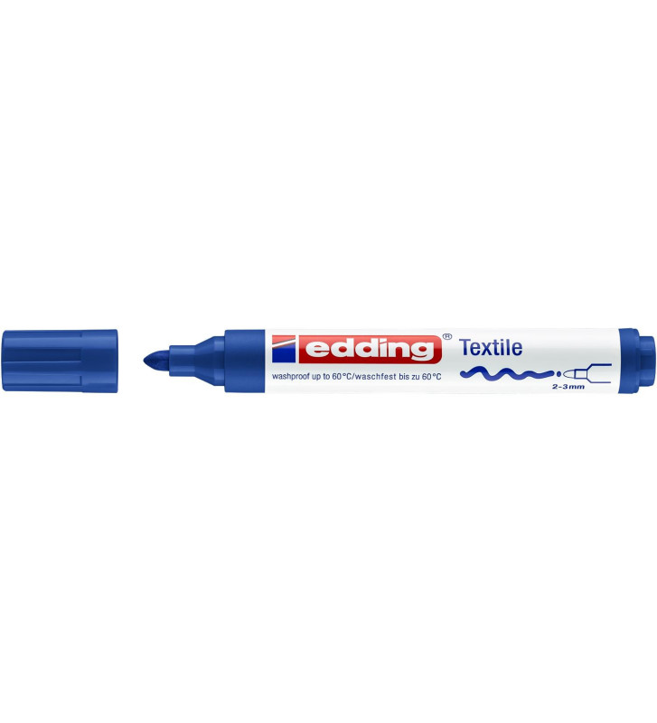 Marqueur pour Textiles 4500 Bleu Pointe Ronde 2-3 mm