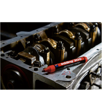Marqueur Permanent 300 blister de 1 rouge 1,5-3 mm