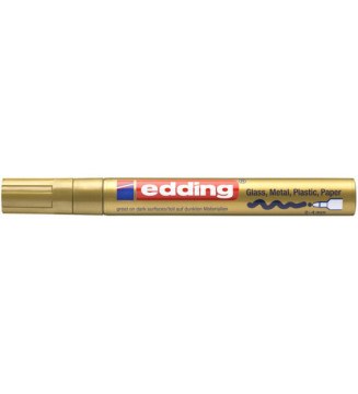 Marqueur Peinture Brillante 750 Or Pointe Ronde 2-4 mm