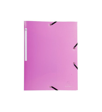 Chemise à élastiques 3 rabats PP OPAK - A4 - Coloris Aléatoire