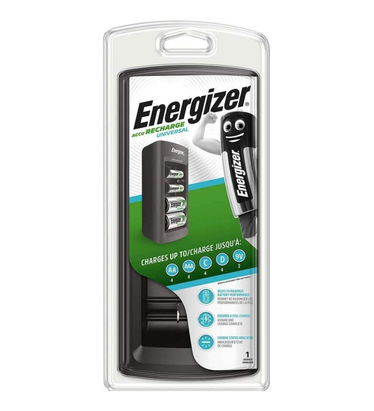 Chargeur de batterie NiMH AA / AAA | 1.2 / 9 V DC Type C (CEE 7/16)