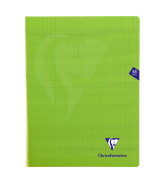 Cahier MIMESYS Piqué Polypro 24 x 32 cm 48 pages 90g Séyès Vert