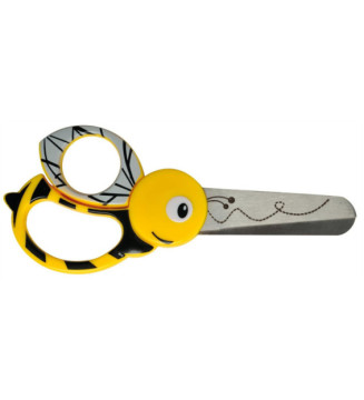 Ciseaux Enfants Abeille 13 cm droitiers et gauchers