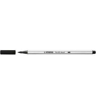 Feutre pointe pinceau Pen 68 brush noir