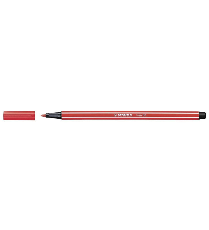 Feutre de Dessin PEN 68 Pointe Moyenne 1 mm Carmin