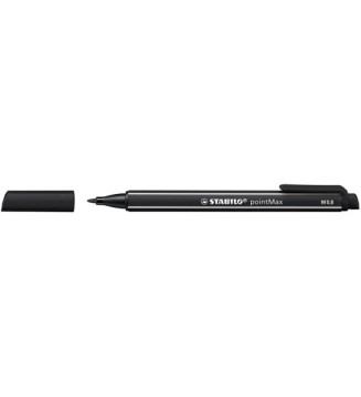 Blister x 1 stylo-feutre STABILO pointMax - noir