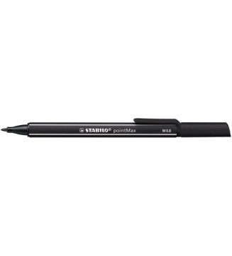 Blister x 1 stylo-feutre STABILO pointMax - noir