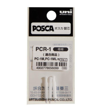 Sachet de 3 pointes de rechange coniques extra-fines pcr1 0,7 - 1mm