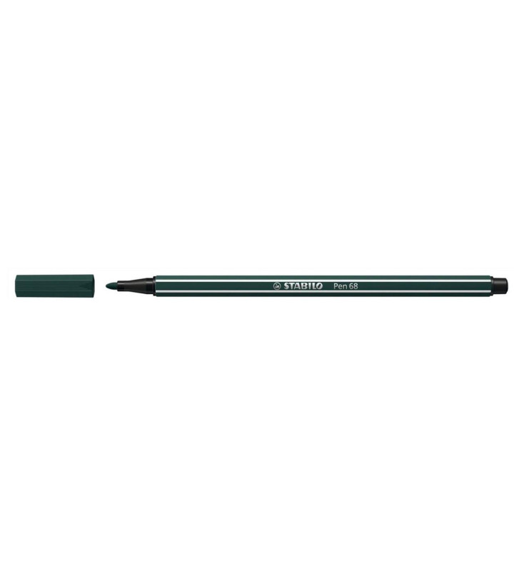 Feutre de Dessin PEN 68 Pointe Moyenne 1 mm Vert anglais foncé