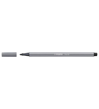 Feutre de Dessin PEN 68 Pointe Moyenne 1 mm Gris foncé