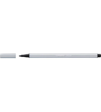 Feutre de Dessin PEN 68 Pointe Moyenne 1 mm Gris clair