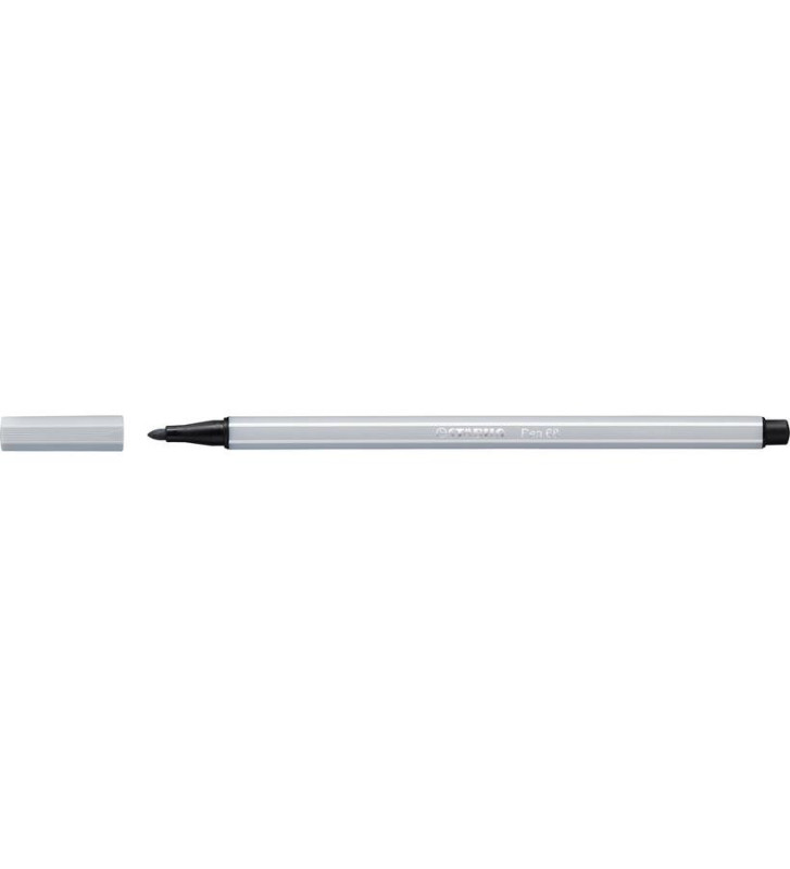Feutre de Dessin PEN 68 Pointe Moyenne 1 mm Gris clair