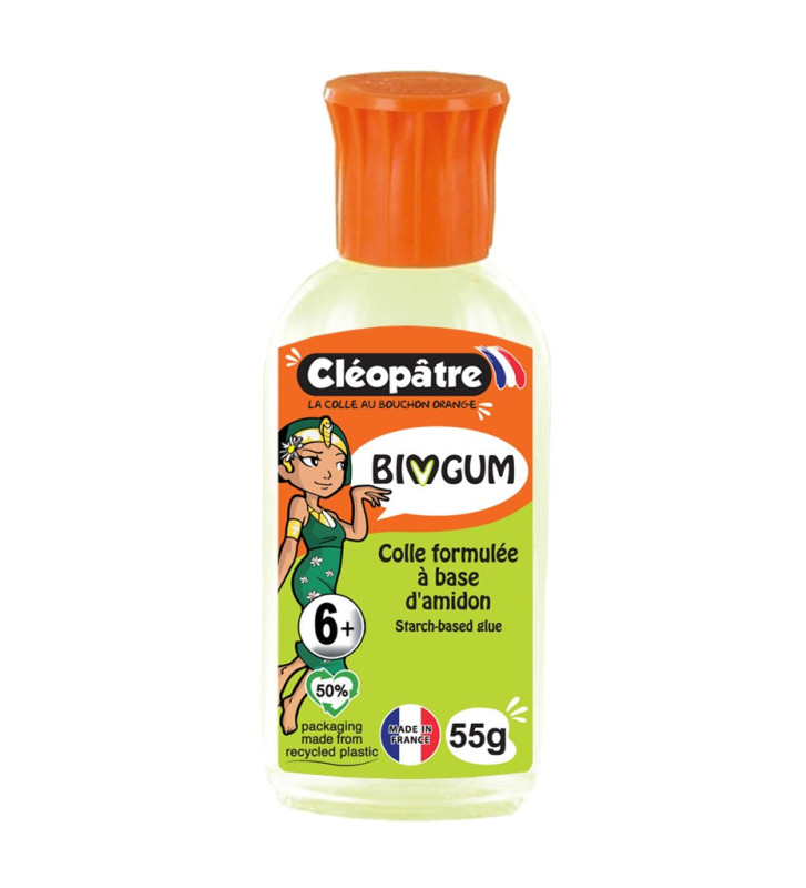 Colle végétale forte Biogum 55 gr avec embout étendeur