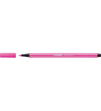 Feutre de Dessin PEN 68 Pointe ogive Moyenne 1 mm Rose fluo