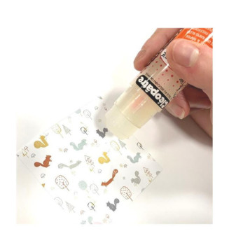 Boîte de 12 bâtons de colle TRANSPARENTE Cléostick Adhésive en 8 gr