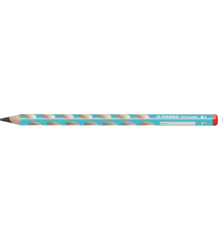 Crayon graphite EASYgraph HB droitier corps bleu clair