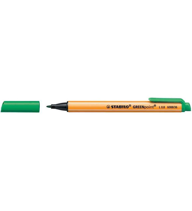 Stylo Feutre GREENpoint Pointe large 0,8 mm Vert