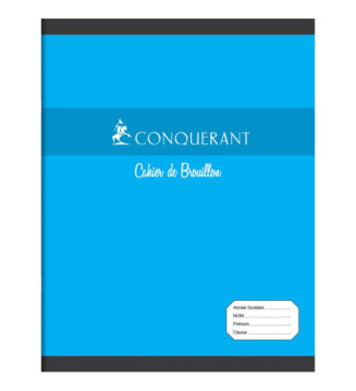 Cahier de brouillon 17x22cm 96 Pages  60g grands carreaux