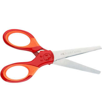 Ciseaux scolaires GRIP, sous blister, rouge