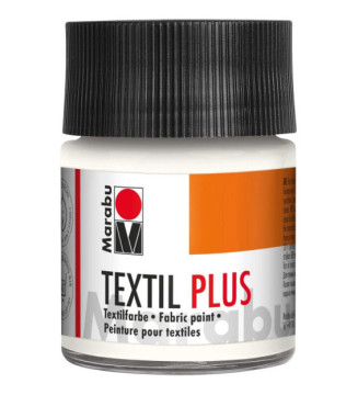 Flacon 50ml Peinture Textile Plus blanc