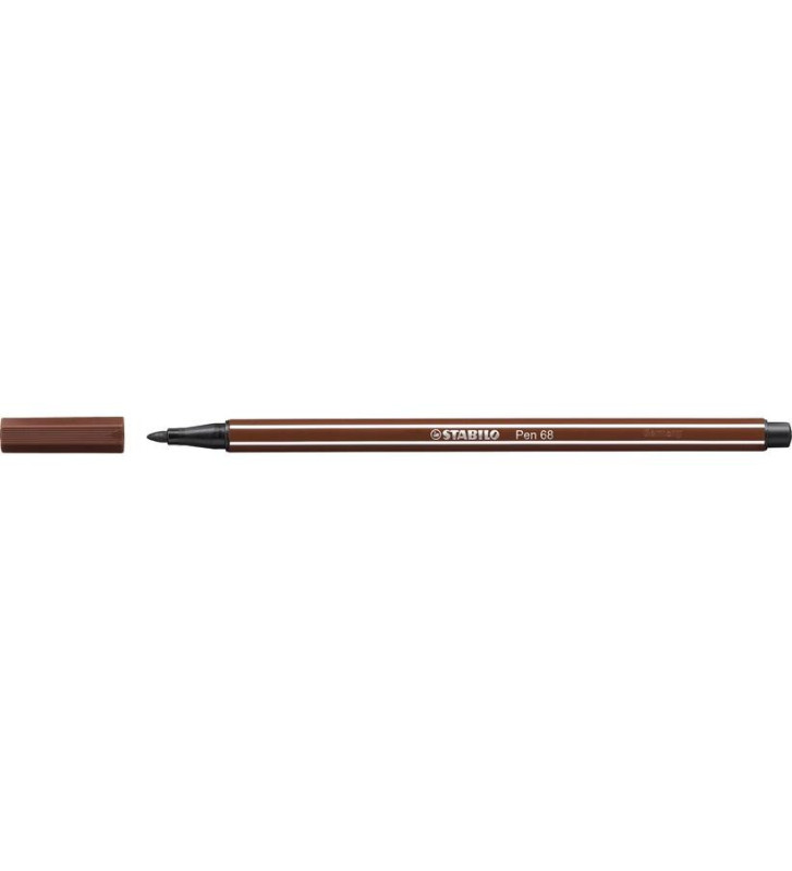 Feutre de Dessin PEN 68 Pointe Moyenne 1 mm Brun