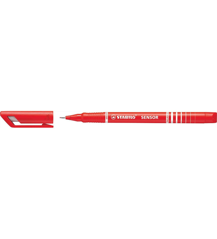 Stylo feutre Fineliner Sensor pointe fine rouge