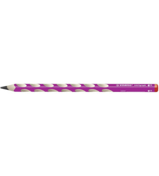 Crayon graphite EASYgraph HB droitier corps rose