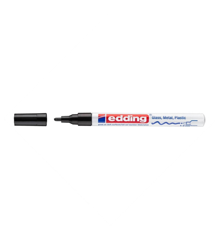 Marqueur peinture brillante 751 noir 1-2 mm
