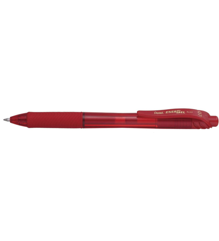 Stylo Roller Encre Gel EnerGel-X BL107 Pointe 0,7mm Rouge