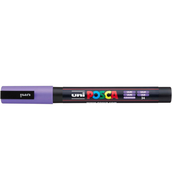 Marqueur pointe conique fine pc3m 0,9 - 1,3mm lilas