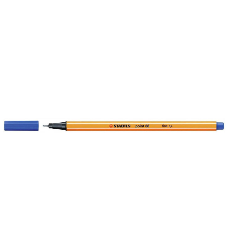 Stylo feutre POINT 88  pointe fine 0,4 mm bleu