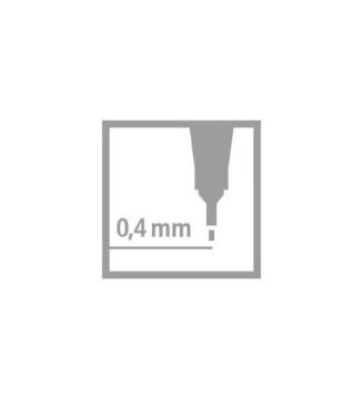 Stylo feutre POINT 88  pointe fine 0,4 mm bleu