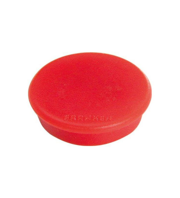 Paquet de 10 Aimants Ronds diam 24 mm Rouge