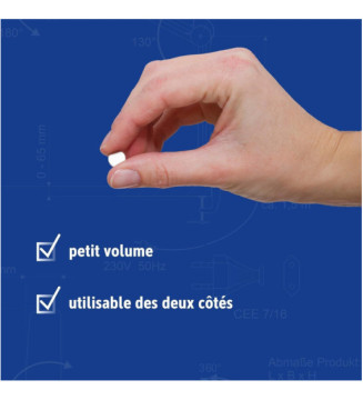 Lot de 10 Aimants Néodyme 0,5 Kg Pastille Diam 10 x (H)1 mm Nickel