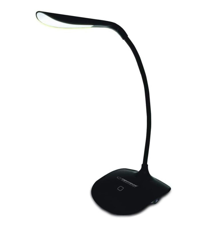 Lampe de Bureau Led Tactile ACRUX Bras Flexible Noir
