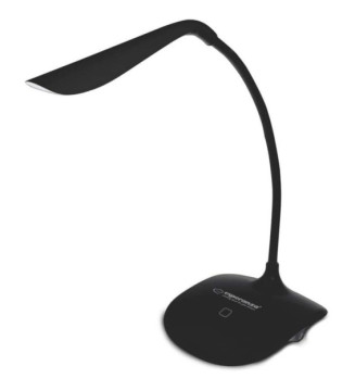 Lampe de Bureau Led Tactile ACRUX Bras Flexible Noir